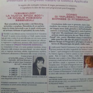 2001 - Las 5 posturas esenciales. Curso Milano - Italia